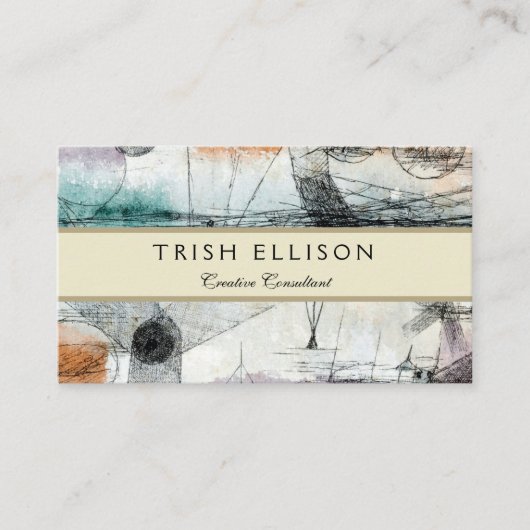 Realm of Air Paul Klee抽象芸術表現者 名刺 (正面)