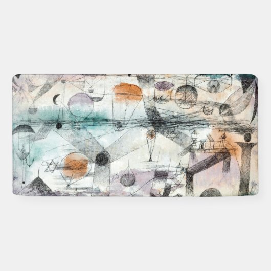 Realm of Air Paul Klee抽象芸術表現者 横断幕 (横)