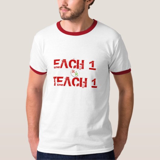 RealRasRevolutionsm、各1TEACH 1 Tシャツ (正面)