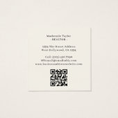 Realtor 2 Photo Professional Personalized QR Code (裏面)