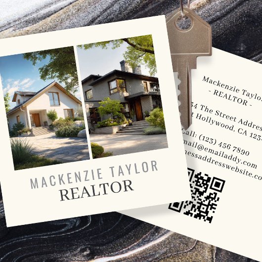 Realtor 2 Photo Professional Personalized QR Code