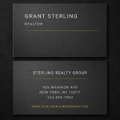 Realtor Black Professional  名刺