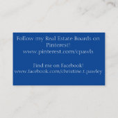 Realtor Business Card 名刺 (裏面)