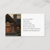 Realtor Business Card Visitenkarte 名刺 (裏面)