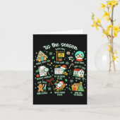 Realtor Christmas Realtor Christmas Real Estate Ch カード (黄色い花)