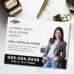 Realtor Farming Mailer Real Estate Marketing Logo ポストカード<br><div class="desc">Take your real estate marketing to the next level with this personalized farming mailer postcard, designed to showcase your expertise and build trust in your neighborhood. Perfect for reaching potential home sellers, this customizable postcard lets you upload your logo and include a professional photo, creating a polished and approachable look....</div>