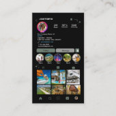 Realtor Instagram Sage Green QR 名刺 (正面)
