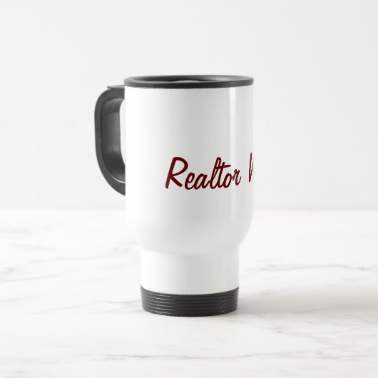 Realtor Mug トラベルマグ (正面左)
