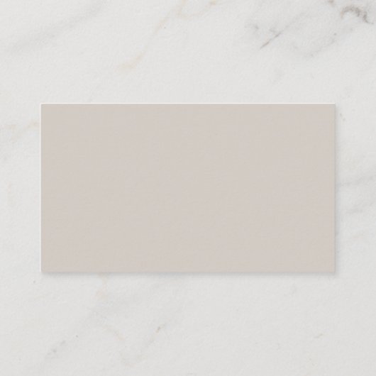 Realtor Neutral Taupe Photo 名刺 (裏面)