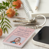 Realtor Photo Keychain Business Card キーホルダー (正面右)