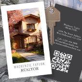 Realtor Photo Professional Personalized QR Code 名刺