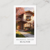 Realtor Photo Professional Personalized QR Code 名刺 (正面)