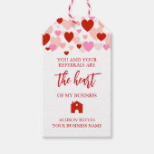 Realtor Pop By Marketing Valentine's Day Referral ギフトタグ (正面)