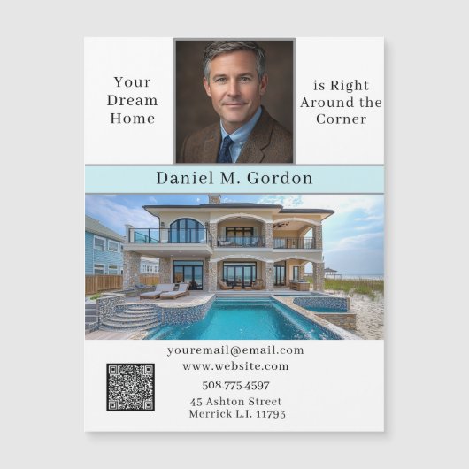 Realtor Real Estate Home Sales Rentals Business (正面)