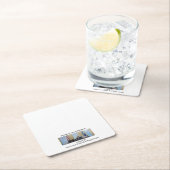 #REALUSAPRESIDENT #CELEBRITY #DR #ISHAHLAURAH スクエアペーパーコースター (インサイチュ)