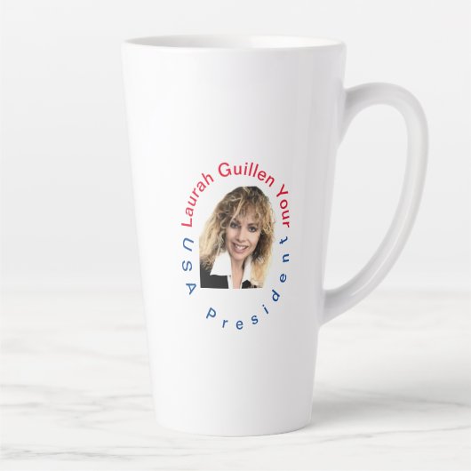 #REALUSAPRESIDENTLAURAHGUILLEN カフェラテマグ (右)