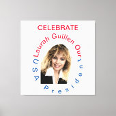#REALUSAPRESIDENTLAURAHGUILLEN キャンバスプリント (正面)