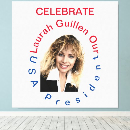 #REALUSAPRESIDENTLAURAHGUILLEN キャンバスプリント (インサイチュ (ウッドフロア))