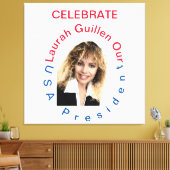 #REALUSAPRESIDENTLAURAHGUILLEN キャンバスプリント (インサイチュ (リビング))
