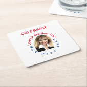 #REALUSAPRESIDENTLAURAHGUILLEN スクエアペーパーコースター (アングル)