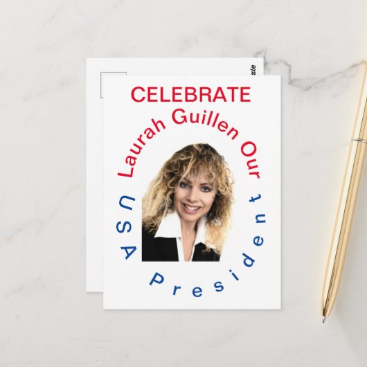 #REALUSAPRESIDENTLAURAHGUILLEN ポストカード (正面/裏面インサイチュ)