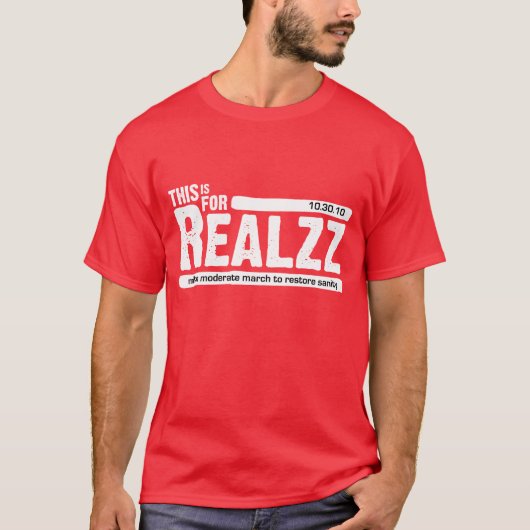 Realzz -暗闇のため tシャツ (正面)