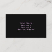 Reann (ピンクのネイル)著ネイル 名刺 (裏面)