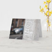 Reap What You Sow New York City Graffiti写真NYC カード (黄色い花)