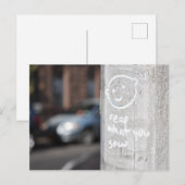 Reap What You Sow New York City Graffiti写真NYC ポストカード (正面/裏面)