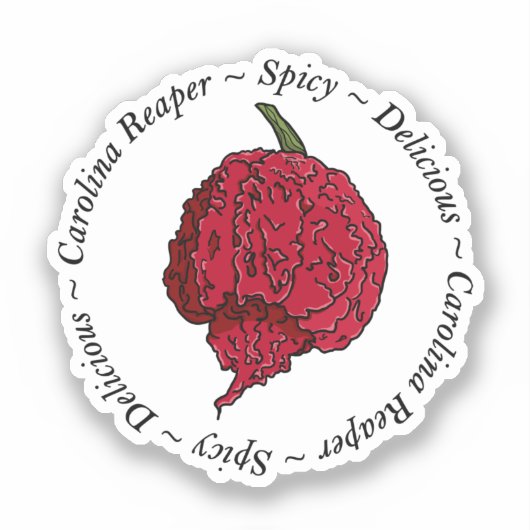 Reaper Chili Pepper シール (正面)