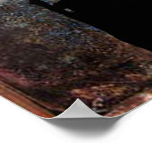 Rear view Drummer, Copyright Karen J Williams ポスター (角)