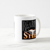 Reardenの鋼鉄地図書はマグをすくめました コーヒーマグカップ (正面右)
