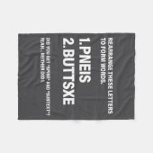 Rearrange These Letters To Form Words  フリースブランケット (正面(横))