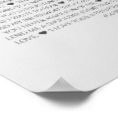 Reasons we love about you 70, 60, 50, poster ポスター (角)