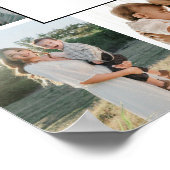 Reasons We Love You Mum Photo Grid Collage ポスター (角)