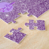 Reave Music - MoonDreams音楽ロゴ ジグソーパズル (側面)