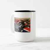 REBのコーヒー・マグ ツートーンマグカップ (正面左)