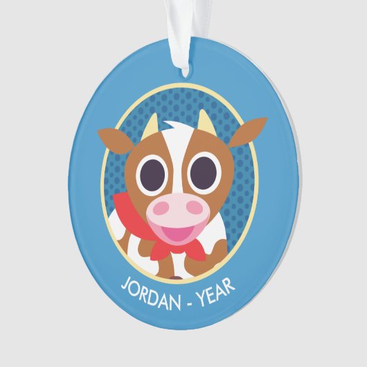 Reba牛 オーナメント (正面)