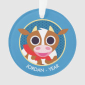 Reba牛 オーナメント (正面)