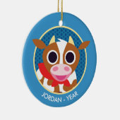 Reba牛 セラミックオーナメント (右)