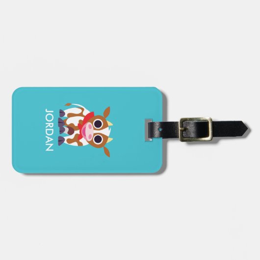 Reba牛 ラゲッジタグ (正面横)