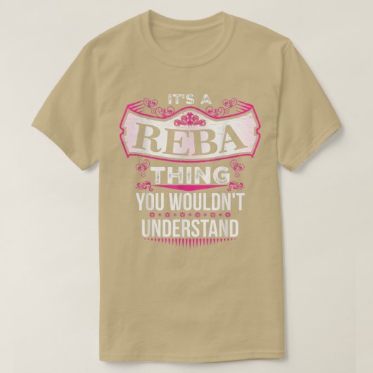 REBA ファンにはわかるけどあなたにはわからない V2 Tシャツ (デザイン正面)