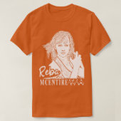 Reba mcentire 80sミュージック tシャツ (デザイン正面)