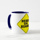 Rebbe on Board マグカップ (正面左)