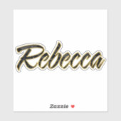 Rebecca black gold Lettering Aufkleber Sticker シール (シート)