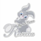Rebecca Rabbit Sticker シール (正面)