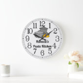 Rebecca's Pasta Kitchen Large Clock ラージ壁時計 (ホーム)