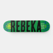 REBEKA 7 3/4" スケートボードデッキ (横)
