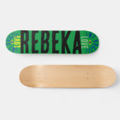 REBEKA 7 3/4" スケートボードデッキ (横)