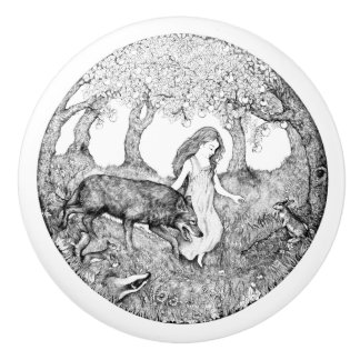 Rebekah van Kan著陶磁器のノブのデザイン セラミックノブ